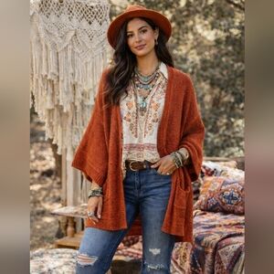 Old Navy Warm Rust Cardiga